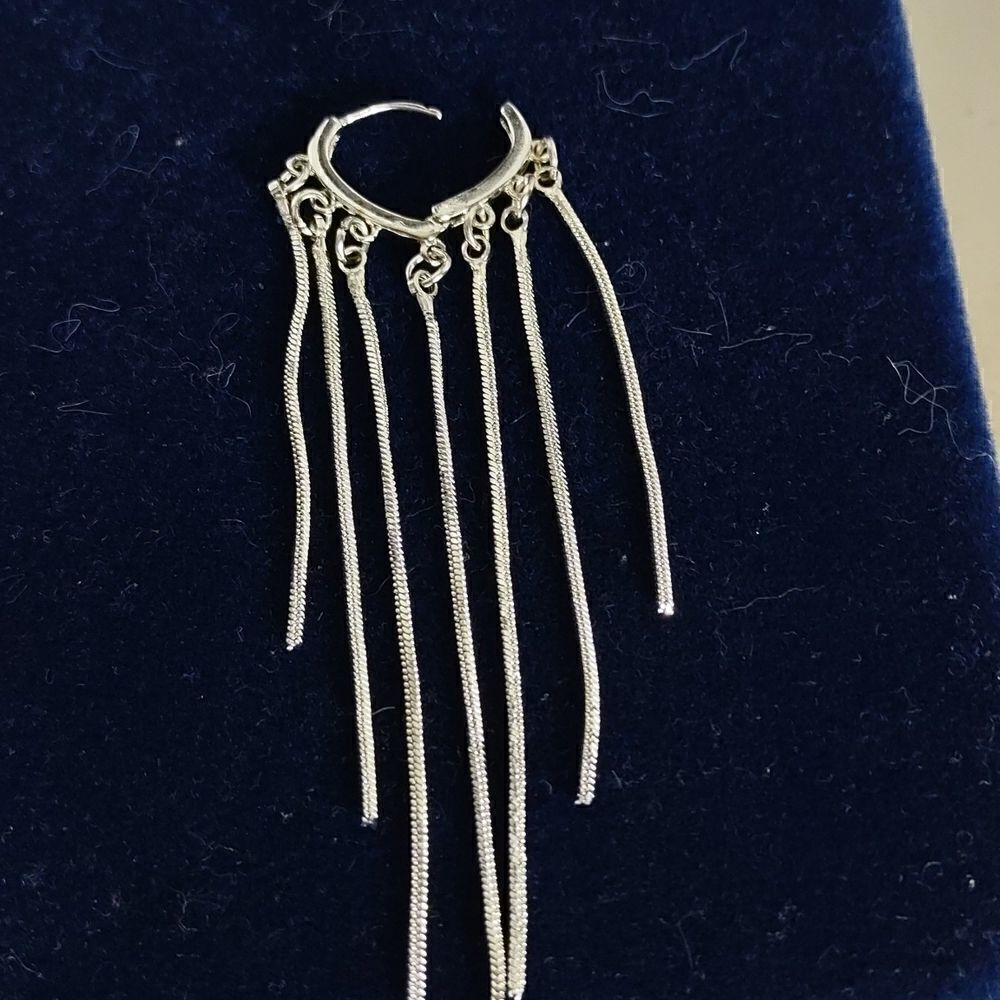 Dangle Chain Earrings    - Picture 2 of 5